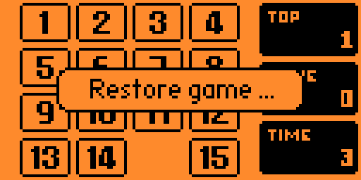 Restore game